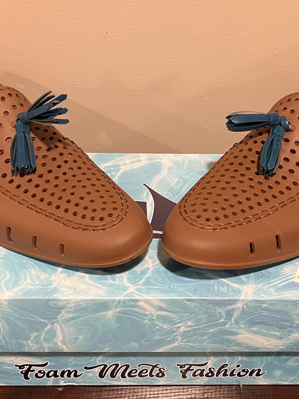 Floaters Men’s 12 Executive Tassel Brown Slip On Shoes